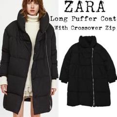 ★美品★ZARA★ザラ★パフコート★ダウンコート★オーバーサイズ★ブラック★XS