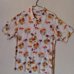 ハワイアン　Ｈawaiian アロハ　シャツ　金魚　和柄