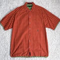美品 90s vintage TOMY HILFIGER 半袖シャツ M 旧タグ