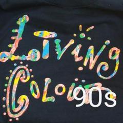 90s LIVING COLOUR リヴィングカラー STAIN ロンT 袖プリ 90s LIVING COLOUR リヴィングカラー STAIN ロンT 袖プリ