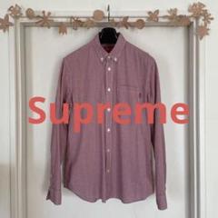 シュプリーム Supreme ギンガムチェックシャツ - メルカリ