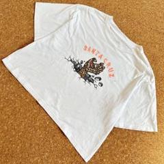 サンタクルーズ　スクリーミングハンド　Tシャツ　ヒョウ柄　ホワイト　サイズL