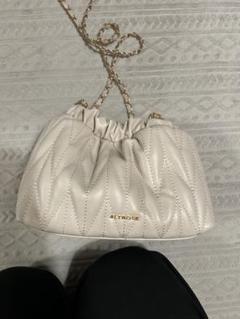 ALTHOUSE キルティング ホワイトショルダーバッグ