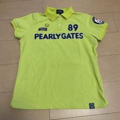 PEARLY GATES 蛍光イエロー 半袖ポロシャツ 1