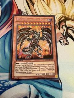 北米版 レッドアイズブラックメタルドラゴン シークレット 遊戯王 海外 英語 米 即決 遊戯王 英語版 レッドアイズ・ブラックメタルドラゴン PP01
