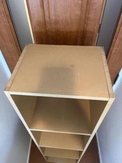 無印良品　パルプボードボックス4段・幅37.5×奥29×高144cm