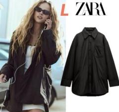zara】ウォーターレペレントパフジャケット エキストラロングコート