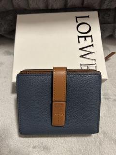 送料込み！ 極美品 LOEWE スリムジップ ウォレット 515 ロエベ】コンパクト ジップ ウォレット カーフスキン (LOEWE