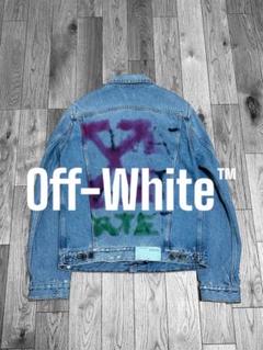 今週のみ価格off-white⭐️オフホワイトデニムジャケット