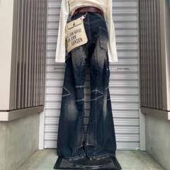 MAD PUNKS 平成 y2k グランジ ネオお兄系 フレアボンテージパンツ MAD PUNKS 平成 y2k グランジ ネオお兄系 フレアボンテージ
