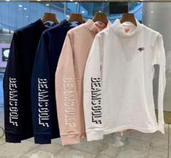 BEAMS GOLF スリーブラインロゴ 裏起毛 モックネックシャツ Mのサムネイル