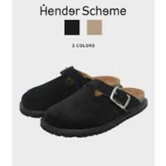 hender scheme buggs suede サイズ5 サンダル黒 Hender Scheme (エンダースキーマ) buggs suede / バグズスエード