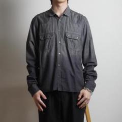11AW NeilBarrett グラデーションデニムシャツ グレー/VW532のサムネイル