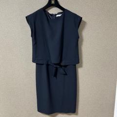 極美品【UNTITLED】22SS ワンピース L オケージョン リボンのサムネイル