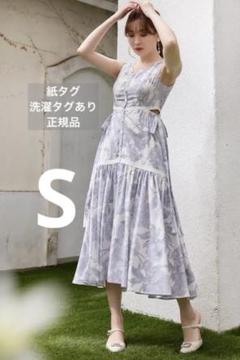 Floral Cut-Out Long Dress S - メルカリ