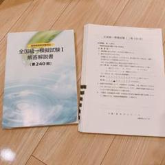 書き込みなし【薬ゼミ】全国統一模擬試験　解答解説書　解答用紙　セット　240回