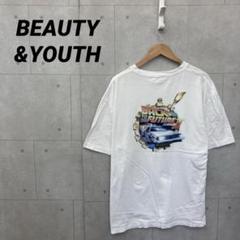 BEAUTY&YOUTH Ｔシャツ バックトゥザフューチャー2 XL 白