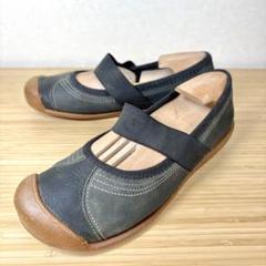 【美品】KEEN キーン メリージェーン スニーカー レザー 26cm 美品】KEEN キーン メリージェーン スニーカー レザー 26cm