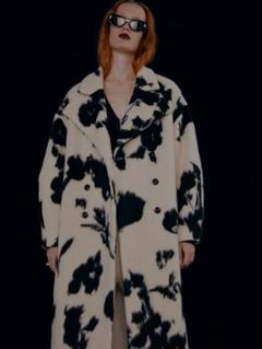 ameri UND SHADOW FLOWER WOOL COAT - メルカリ