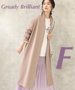 2022年最新】gready brilliant コートの人気アイテム - メルカリ 直送のみ 未使用タグあり GreadyBrilliant エコウール大衿ポンチョ コート ロングコート