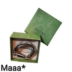 GUCCI　GG柄　レザー　ピストン　ブレスレット　Sサイズ　新品 GUCCI GG柄 レザー ピストン ブレスレット Sサイズ 新品 - メルカリ