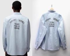ビズビム visvim STEINER SHIRT 長袖 シャツ サイズ2 青