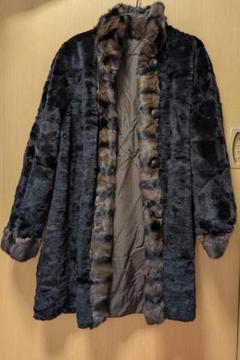 theory 毛皮のコート　リバーシブル　2 美品 美品 高級 シルク フォックスファー ファーコート 毛皮コート