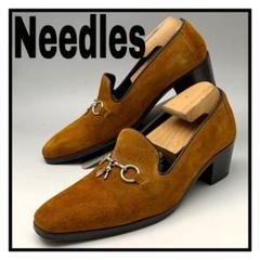 Needles ニードルス ビットローファー オペラシューズ ヒール スエード