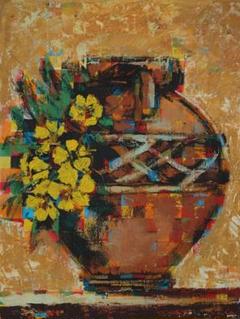 絵画 額付 (黒)油絵 uF6-063404 静物(花 グラス 器) m76440023197_1.jpg?1754348244
