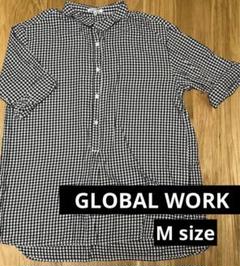 【美品】グローバルワーク　チェックブラウス