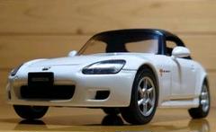 エブロEBBROホンダS2000 1/24プレミアムコレクション白ホワイト
