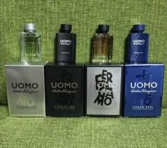 【値下げ中】サルヴァトーレ フェラガモ ウォモ ミニ香水 4本セット