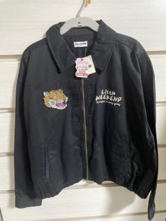 kids】グローバルワーク別珍スカジャンリバーシブルベトジャン黒