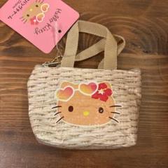 新品　タグ付き　日焼けキティ マイクロバッグチャーム