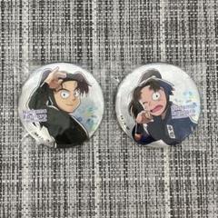 忍たま乱太郎 山田利吉 小松田秀作 アニカフェ 梅雨の日 缶バッジ セット