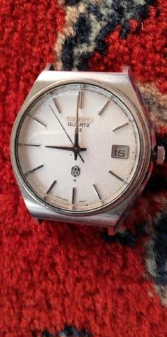 【電池切れ】SEIKO セイコー QZ 70年代クォーツ 腕時計 シルバー