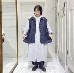 セール中❗️motomi.m モトミエム フレンチブリュ リネンベスト