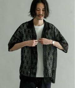 URBAN RESEARCH ID 半袖シャツ オープンカラーレース ナイロンのサムネイル