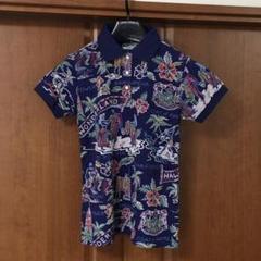 美品　ビームスゴルフ　サンサーフ　ポロシャツ　S　紺　BEAMS GOLFのサムネイル