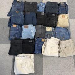 Levi’s デニムパンツ　まとめ売り　リーバイス　端切れ　リメイク　古着　卸売 Levi's デニムパンツ まとめ売り リーバイス 端切れ リメイク