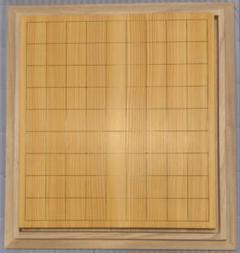 囲碁セット 木箱入り 碁石付 小川誠子のサイン サイン色紙入り