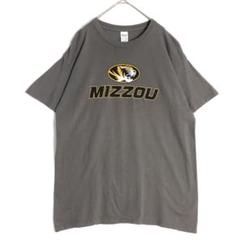 3156　カレッジ　ミズーリタイガース　半袖　Tシャツ　カーキ