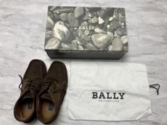 お古★BALLY　バリー　モカシン　チャッカブーツ　ブラウン　サイズ7　箱のサムネイル