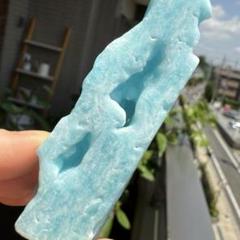 ブルーアラゴナイト スライス 55.4g霰石 あられいし　自然石　鉱物標本②