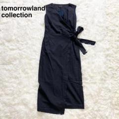 tomorrowland collection ノースリーブワンピース ブラックのサムネイル