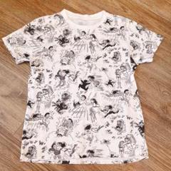 美品★うる星やつら　漫画風イラスト Tシャツ 130サイズ　グラニフ