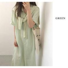 ワンピース レディース シャツワンピース アウター ロングシャツ