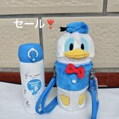 上海ディズニー　ジェラトーニ　ステンレスボトルふわふわカバー水筒セット 上海ディズニー公式正規品 ジェラトーニぬいぐるみ水筒と水筒