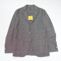 MONTEDORO 千鳥格子 テーラードジャケット サマーウール 44 MONTEDORO 千鳥格子 テーラードジャケット サマーウール 44