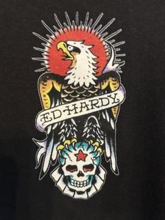 ED HARDY 鷲とスカル ブラックTシャツ　made in Mexico
